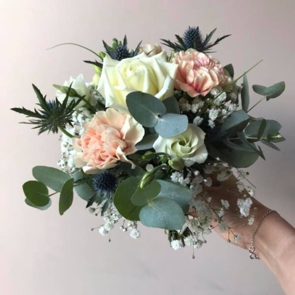 Bouquet champêtre avec chardons