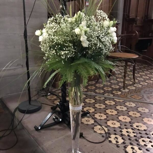 Bouquet devant du pupitre