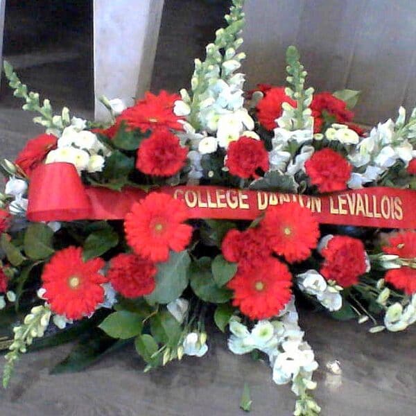 Gerbe rouge et blanc