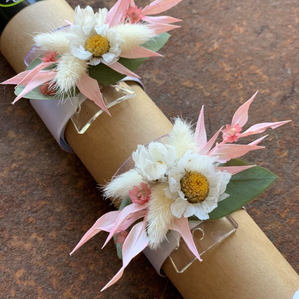 Bracelet en fleurs séchées uniquement
