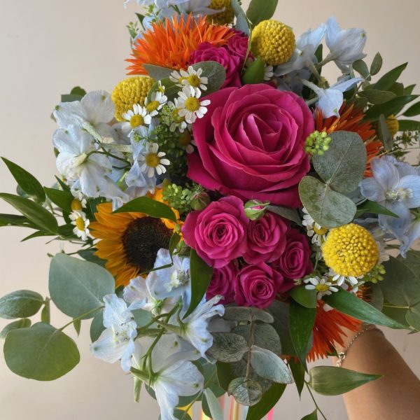 Bouquet de mariée coloré – Image 4