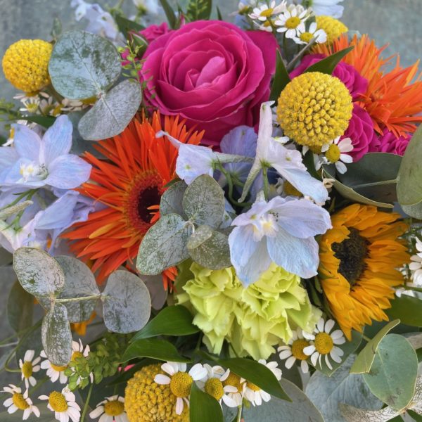 Bouquet de mariée coloré – Image 3